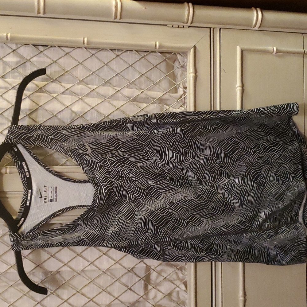 Nike racer back,  women's size extra small.  Black/white